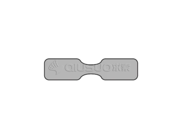 A schematic diagram of the custom-shaped wire in double-D shape.