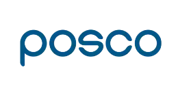 The logo of POSCO steel.