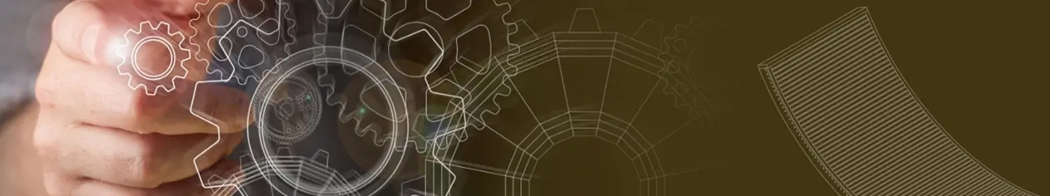 A man is pointing the gears.