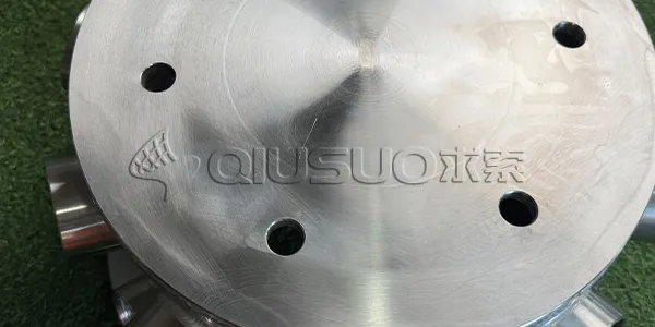 A wedge wire lateral assembly on the green grassland