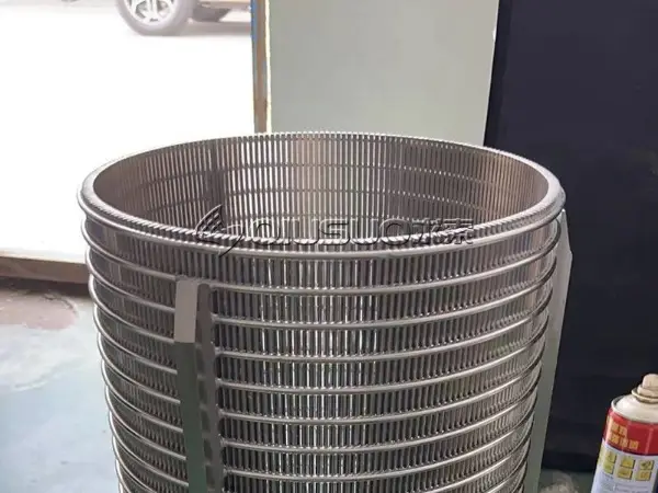 A wedge wire screen cylinder product