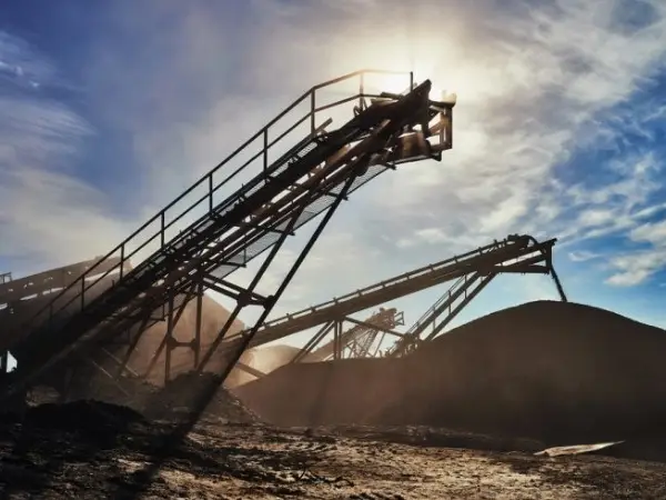 A picture of mining operations